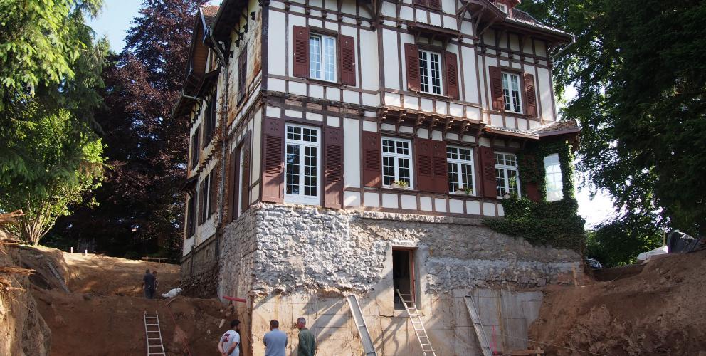 Projet SL - En cours de construction - Stade gros-oeuvre - Fin du terrassement