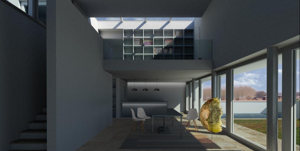 Projet MB - Double-hauteur sur le séjour