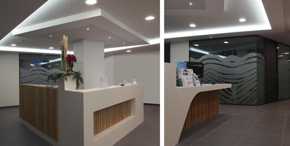 CCM Sélestat PA - Rénovation de l'agence bancaire, réalisation d'un nouveau guichet d'accueil