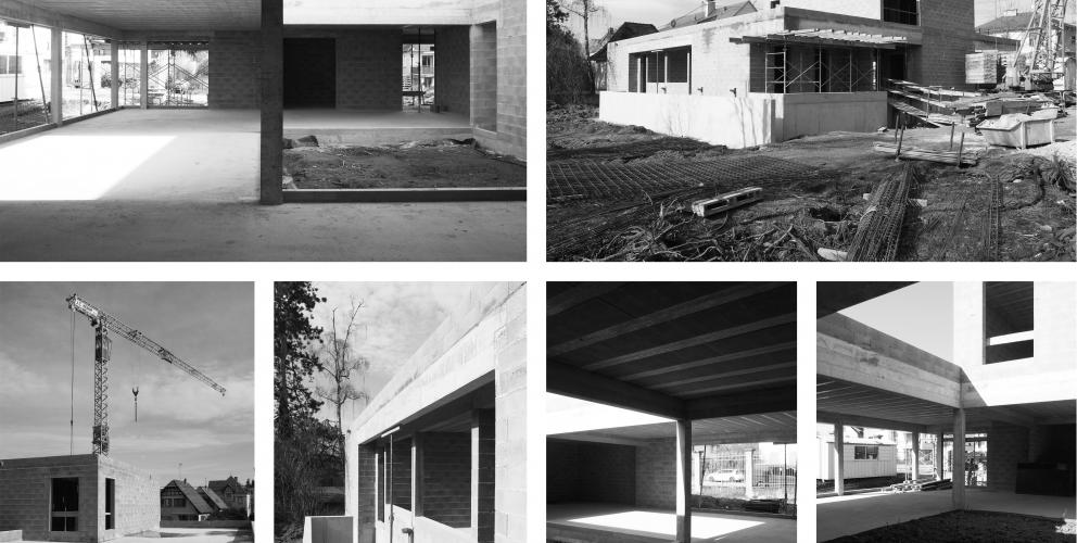 Projet CVV - Le chantier au stade du gros oeuvre