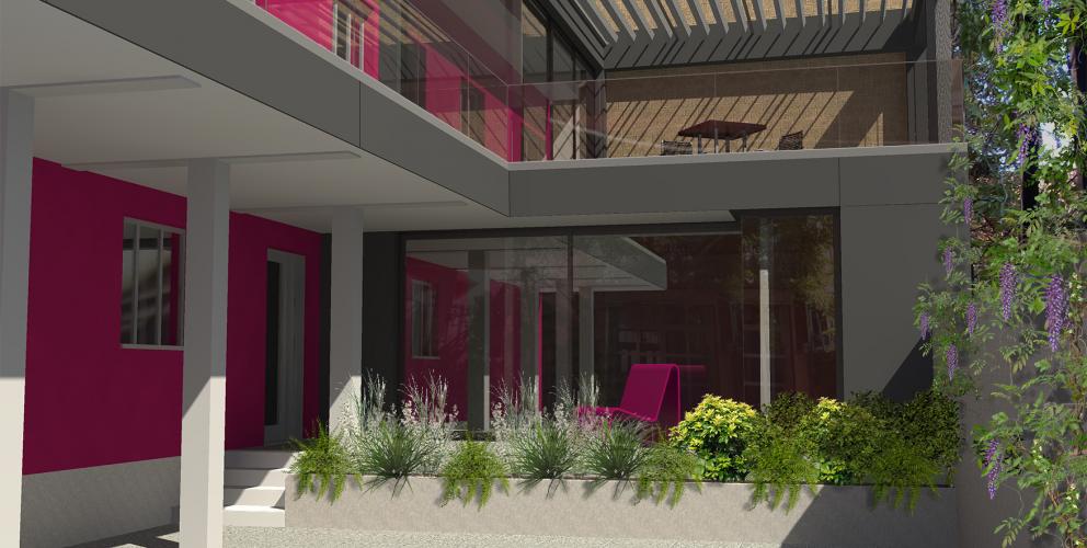 Projet WS - Intégration du projet dans la cour intérieure