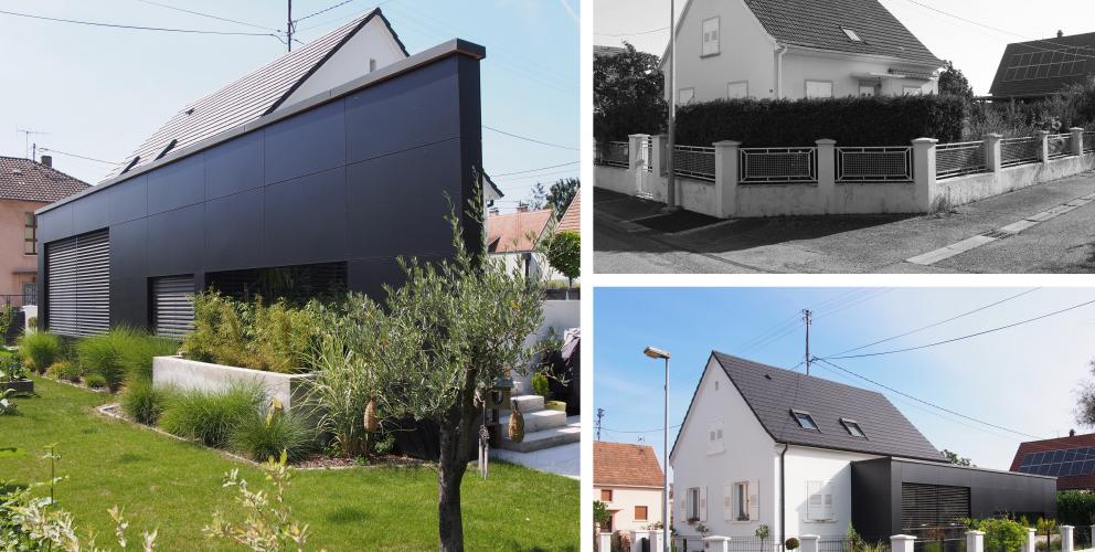 Projet MBVB - Rénovation et extension d'une maison pavillonnaire