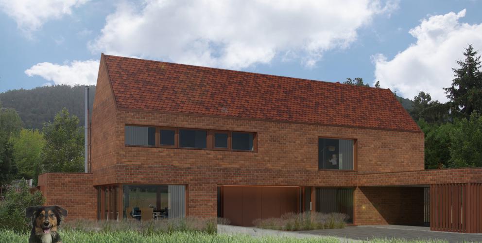 Projet NJM - Vue depuis l'entrée du parc